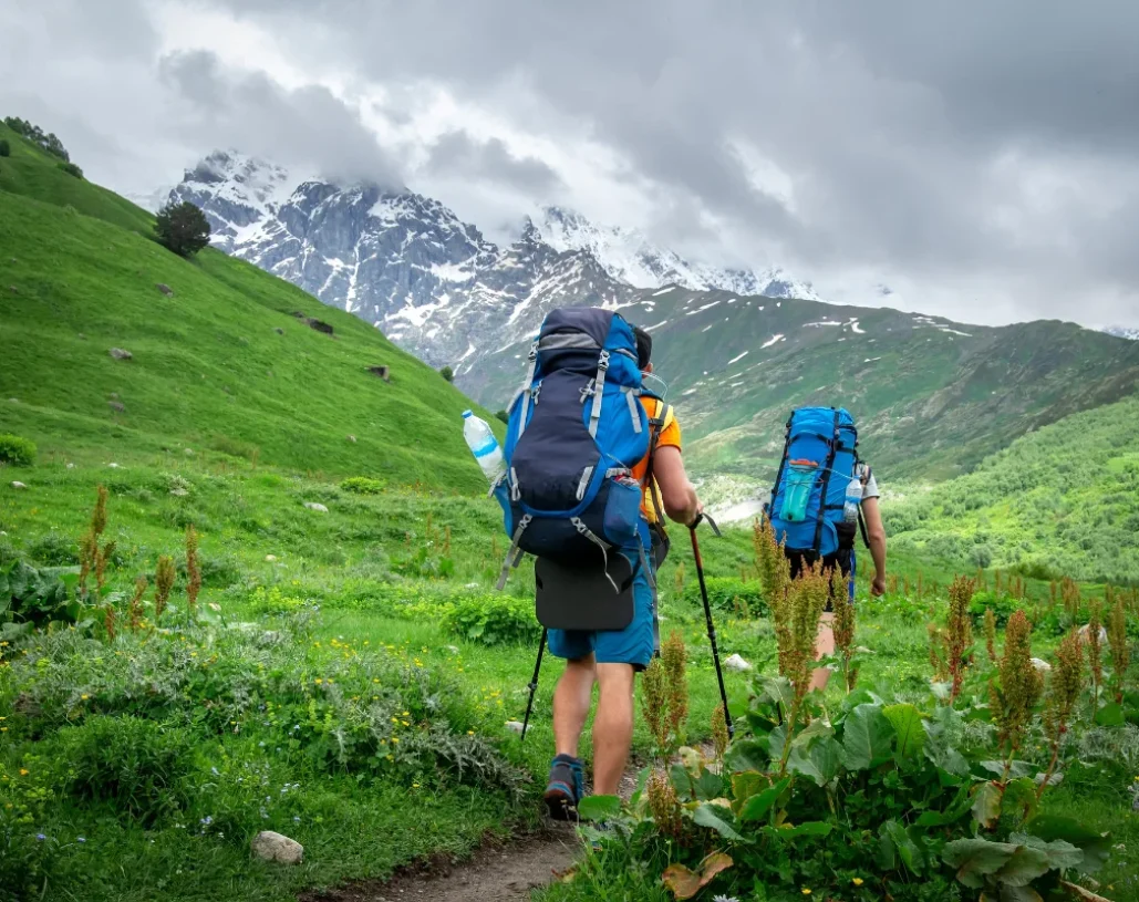 Blue Orange Modern Illustration House Professional Real Estate Logo (48)